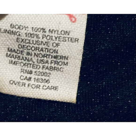 Intuitions Top Womens Medium Black Lace Scoop Neck Sleeveless Whimsigoth Y2K - Picture 6 of 8